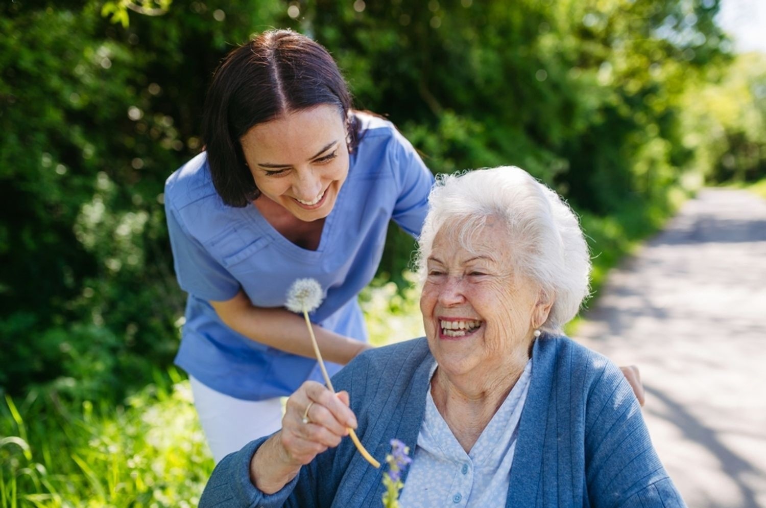Routine for seniors with dementia supported with homecare