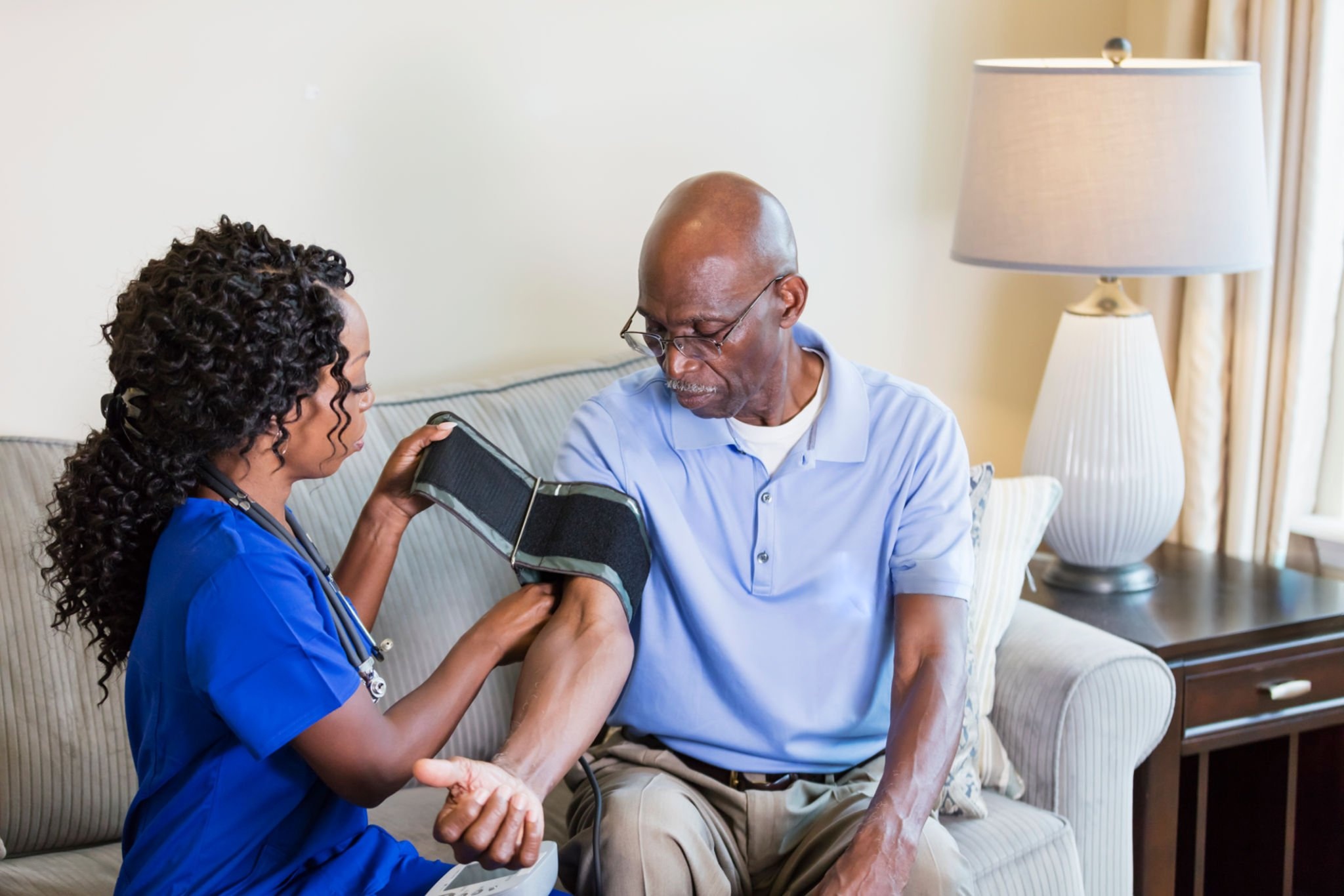 seniors living with hypertension home care