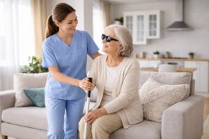 Supporting Seniors with Vision Loss Through In-Home Care