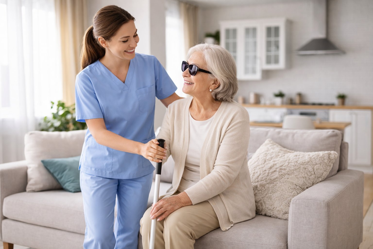 Supporting Seniors with Vision Loss Through In-Home Care