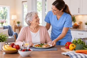 How a Home Caregiver Supports Nutrition During Post-Surgery Recovery