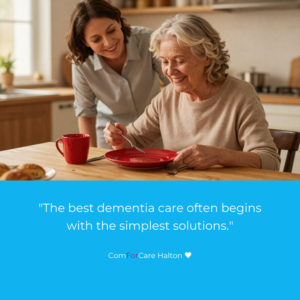 Why High-Contrast Dinnerware Can Help Seniors with Dementia Eat Better
