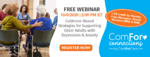 Register Today: Evidence-Based Strategies for Supporting Older Adults with Depression and Anxiety